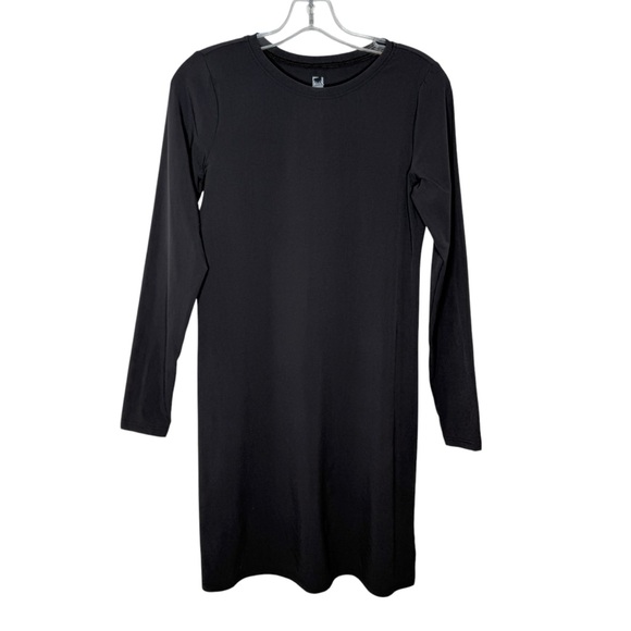 Solumbra 100% UV Protection StretchShade Travel Long Sleeve Dress Black XS - Picture 4 of 8